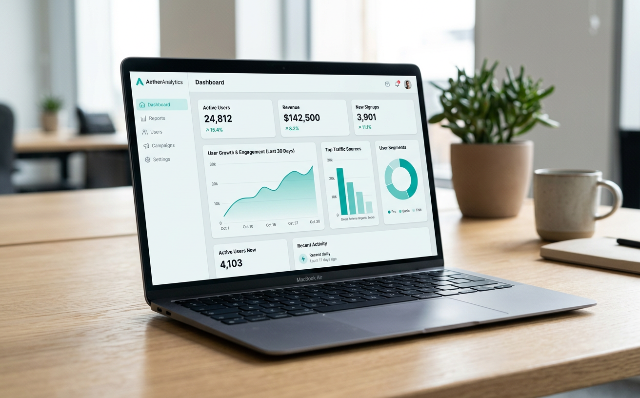 Screenshot of Pulse Analytics